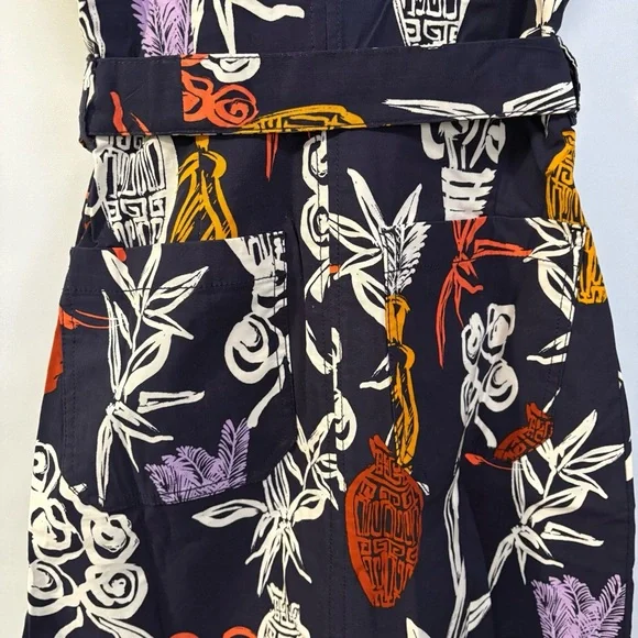 NWT Anthropologie Maeve Short-Sleeve Linen Tie-Waist Midi Dress XS - Picture 17 of 17